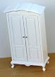 Dollhouse Miniature French Country White Armoire