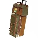 Compass Set of Medium Wheeled Holdall and Flight Bag (Olive/Tan)