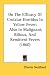 On the Efficacy of Crotalus Horridus in Yellow Fever: Also in Malignant, Bilious, and Remittent Fevers