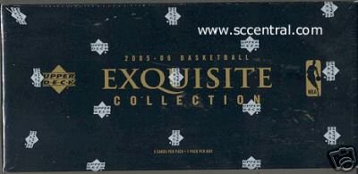 2005 06 Upper Deck Exquisite Basketball Unopened Hobby Box