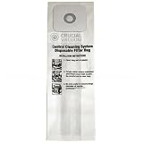 NuTone Style 391 3 Pack Central Vacuum Bags-Allergen Filtration with Closure - Fits All 6 Gallon NuTone Central Vacuums CV350, CV352, CV353, CV450, CV653,CV750; Compare to Nutone Vacuum Bag Part#391