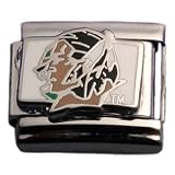 North Dakota Fighting Sioux Italian Style Charm