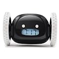 Nanda Home Clocky Moving Alarm Clock (Black)