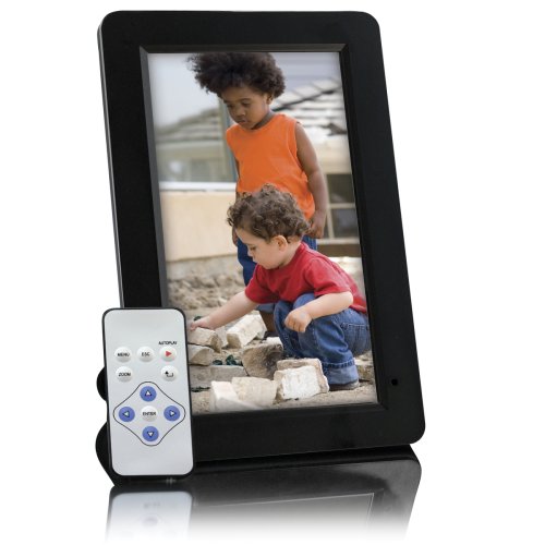 Gear Head 8.4-inch Digital Photo Frame with Remote (Piano Black)