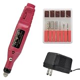 Electric Manicure Nail Art File Drill Pen Kit with 6 Bits