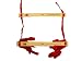 Sporting Goods : 11 Foot Flat Adjustable Speed Ladder w/ Agility Ladder Deck of Cards