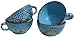 Soup Mugs | Latte Mugs - Le Souk Ceramique Sabrine Design 5-Inch Latte/Soup Mugs, Set of 4
