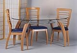 Complete 5 PCS. Set Laddis oval dining room set - Model# KD138L