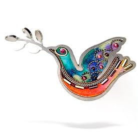 Turquoise Dove of Peace Pin #0062TU
