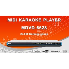 Malata MDVD-6628 DVD Midi Karaoke Player 20,000 Songs by Malata