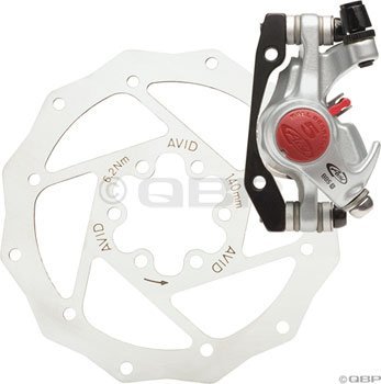 Avid BB7 MTB Mechanical Bicycle Disc Brake (203mm, Graphite, Front or Rear)