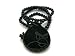 Goodwood Angry Birds Pendant w/Wooden Ball Chain BLACK