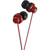 JVC HAFX8R RIPTIDZ INNER EAR HEADPHONES (RED)