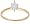 10k Yellow Gold Marquise Solitaire Diamond Engagement Ring (1/4 ct, J-K Color, I2-I3 Clarity), Size 7