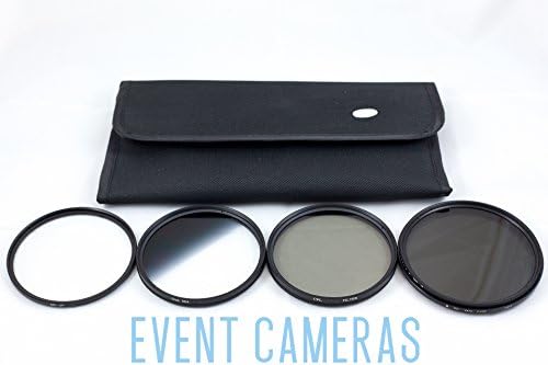 NGO 62mm - Essentials Filter Kit - UV, CPL, Grad ND4, &amp; Variable ND (ND2-400)