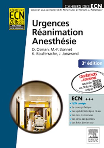 Urgences-Réanimation-Anesthésie (French Edition)