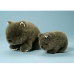 EBO 60187 Wombat, 23 cm, braun meliert, auf Foto links