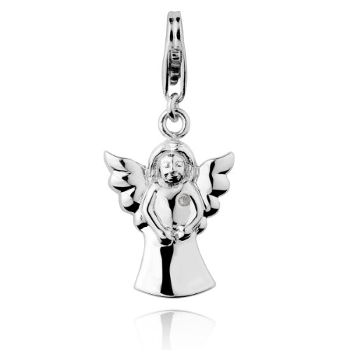 Rafaela Donata Secret Diamonds Damen-Charm \"Engel\" Sterling Silber Diamant 602 Preisvergleich