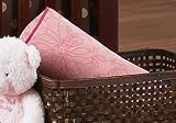 Raspberry Truffle Floral Bolster Pillow - 15 x 6