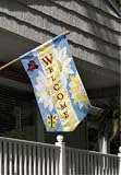 Sunflower Welcome Garden Flag