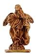 Guardian Angel olive wood Statue - Museum quality ( 12 inches high )