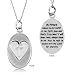 Loss of Father Memorial Necklace, Sterling Silver