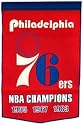 Philadelphia 76ers 24"x36" Wool Dynasty Banner