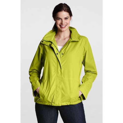 Lands' End Women's Plus Size Rainstop Jacket