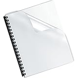 Fellowes Binding Presentation Covers, Oversize Letter, Clear, 100 Pack (52311)