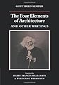 The four elements of architecture and other writings
