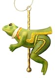 Carousel Merry-Go-Round Frog Christmas Ornament
