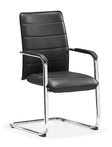 Zuo Modern Enterprise Conference Chair Black (Set of 2) Zuo Modern Enterprise Conference Chair Black (Set of 2)