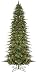 GKI Bethlehem Lighting Pre Lit 7 1/2 Foot PE/PVC Christmas Tree with 300 Multi Color Frosted Wide Angle LED  , Slim Palisade