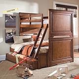 IMAGE OF Lea Elite Classics Twin Over Full Complete Bunk Bed by Lea Kids