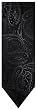 Men's Donald Trump Signature Collection Necktie Neck Tie Black Paisley
