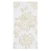 Hoffmaster 856520 Linen-Like Guest Towel, 1/6 Fold, 17" Length x 12" Width, Gold Prestige (Case of 500)