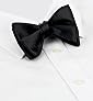 Pure Silk Plain Self Tie Bow Tie