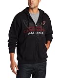 NFL Men's Arizona Cardinals Touchback IV Long Sleeve Fullzip Hooded Fleece (Black, Medium)