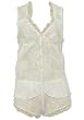 Betsey Johnson Burnout Lawn White Babydoll and Boxer - Final Sale!