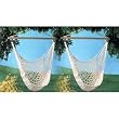 Cotton Net Chair Hammocks Set of 2