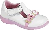 Infant Girls' Stride Rite Leslie Stage 3 (5 W Infant in White/Ballerina Oink Full Grain Leather)