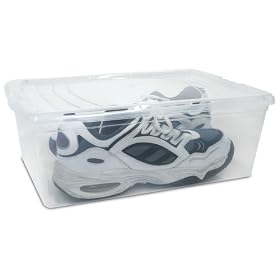 Large 12.2 Quart Plastic Shoe Box by Iris by Iris