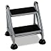 Cosco 11-824GGB1 Two Step Rolling and Folding Step Ladder Grey