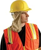 MiraCool Hard Hat Sweatband w/ Neck Shade - Khaki