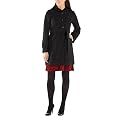 Mossimo&reg; Black Women's Wool Hoodied Jacket