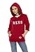 Cincinnati Reds Women's Laser Cut 3/4 Sleeve Pullover Hoodie - by Alyssa Milano