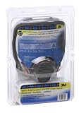 3M 69P71 Low-Maintenance Full Facepiece Organic Vapor, P95 Respirator Assembly, Large