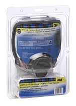 3M 68P71 Low-Maintenance Full Facepiece Organic Vapor, P95 Respirator Assembly, Medium