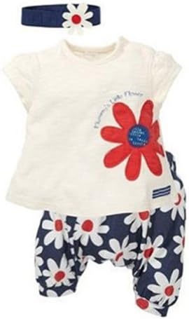 Urparcel Baby Girls Fruits Pattern T-shirt Shorts Pants Outfits Sets 0-3 Years (2-3Years, White)