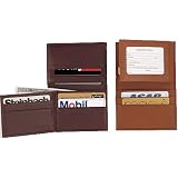 Royce Leather Top Grain Napa Mens Flip Credit Card Wallet